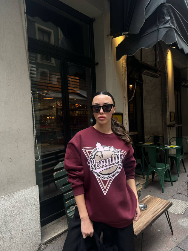 Peanut Baskılı Sweat
