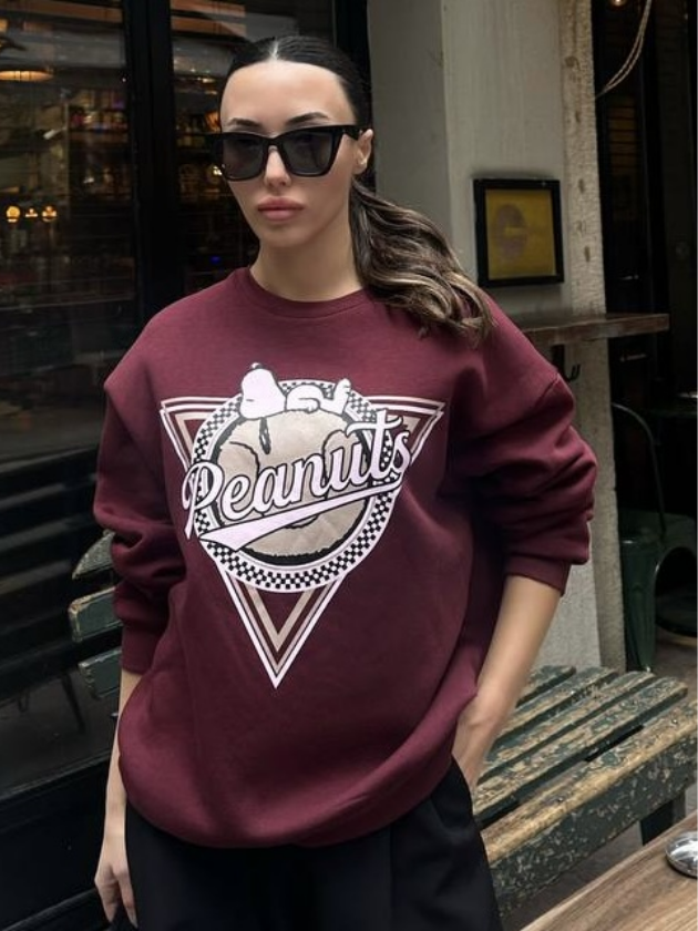 Peanut Baskılı Sweat