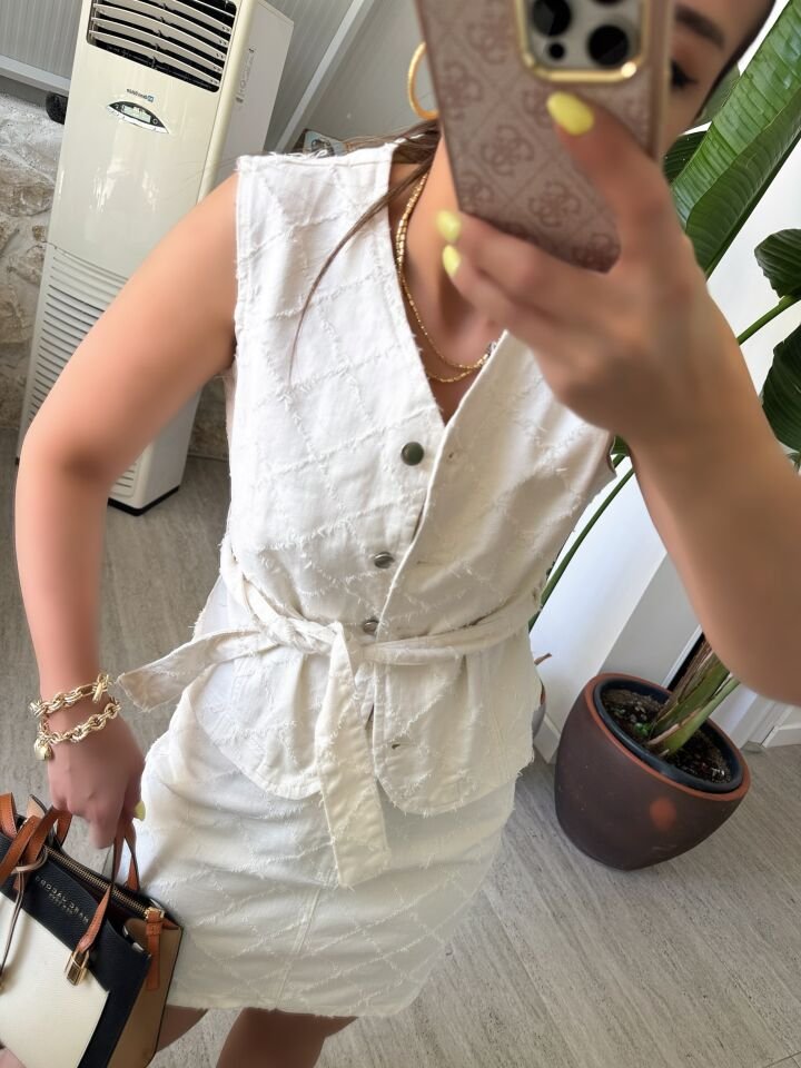 Yelekli Kot Takım