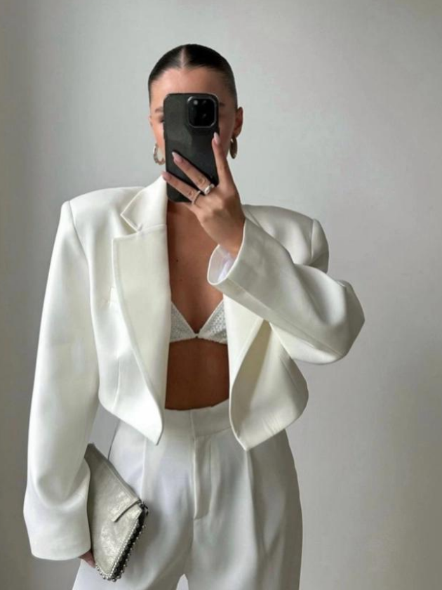 Crop Blazer