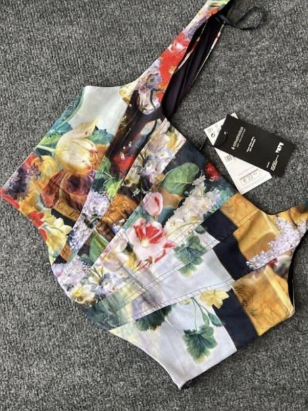 Baskılı Crop Top
