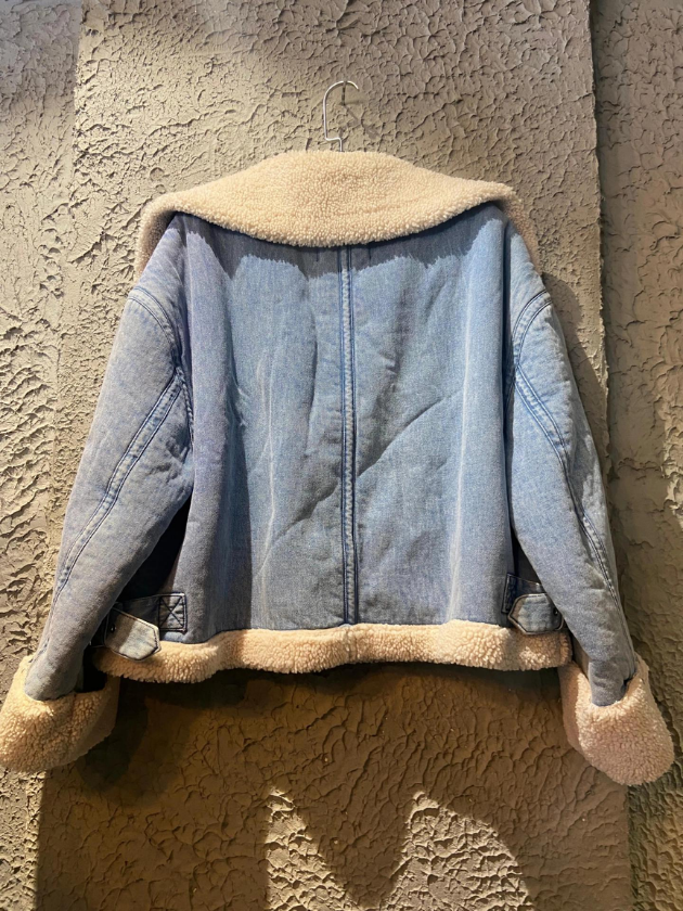Orjinal Marka Kürklü Denim Mont