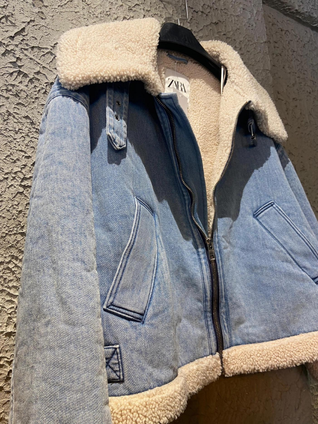 Orjinal Marka Kürklü Denim Mont
