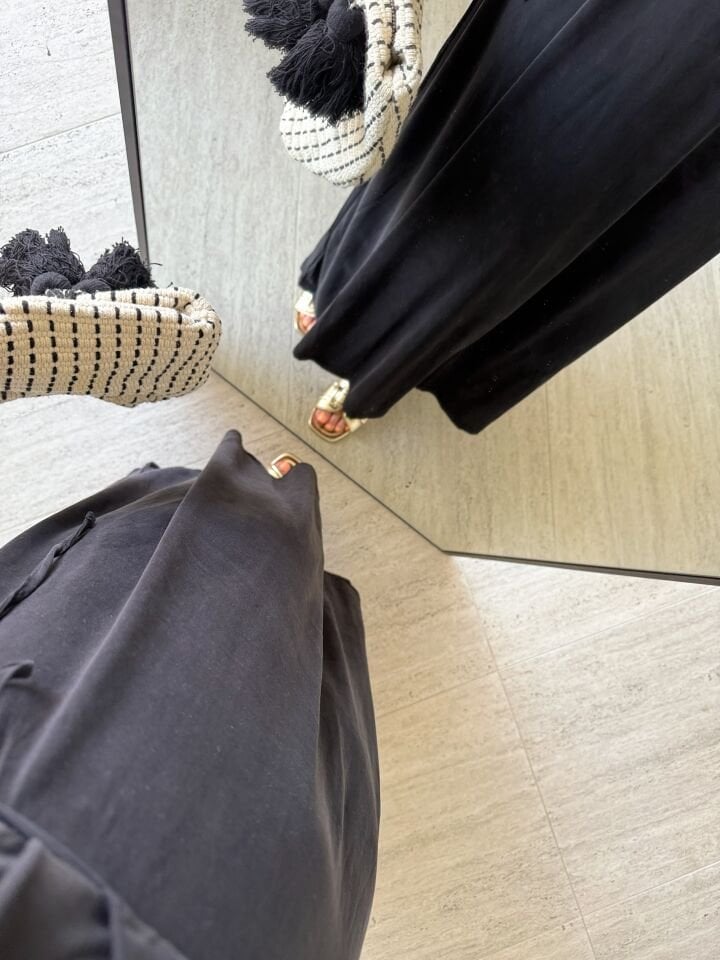 Modal Halter Yaka Elbise