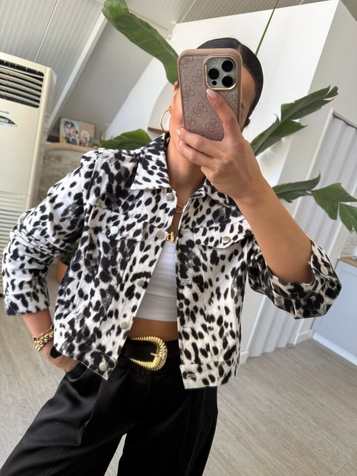 Leopar Kot Ceket