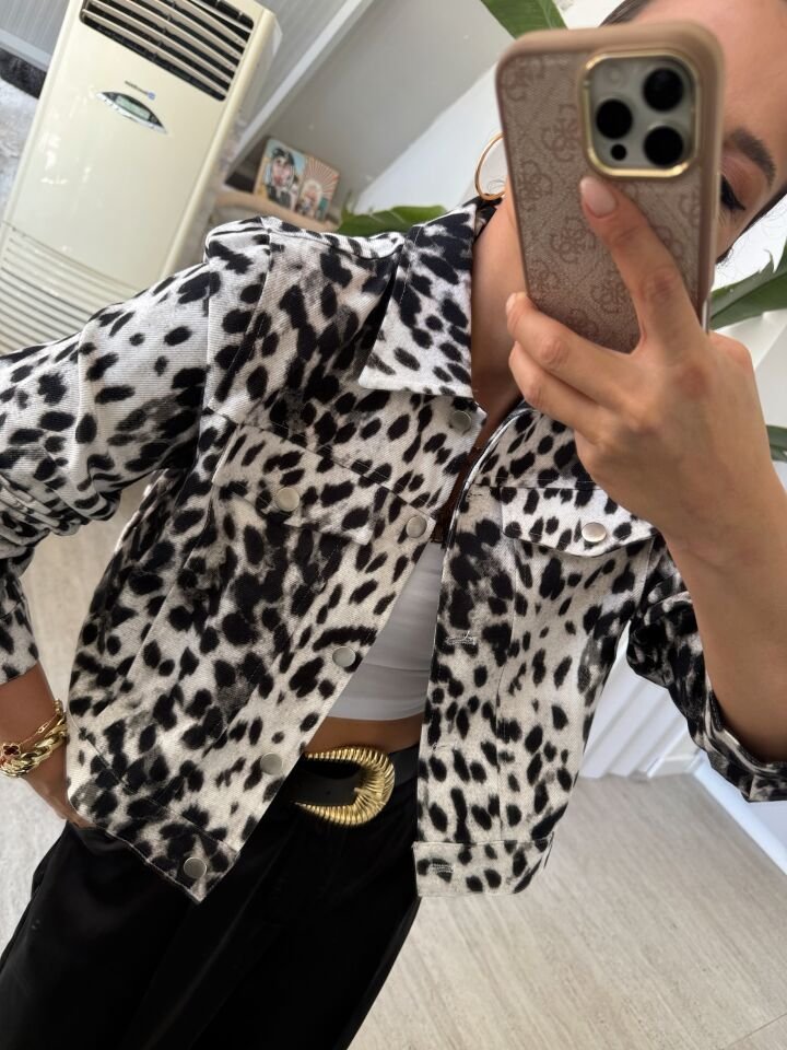 Leopar Kot Ceket