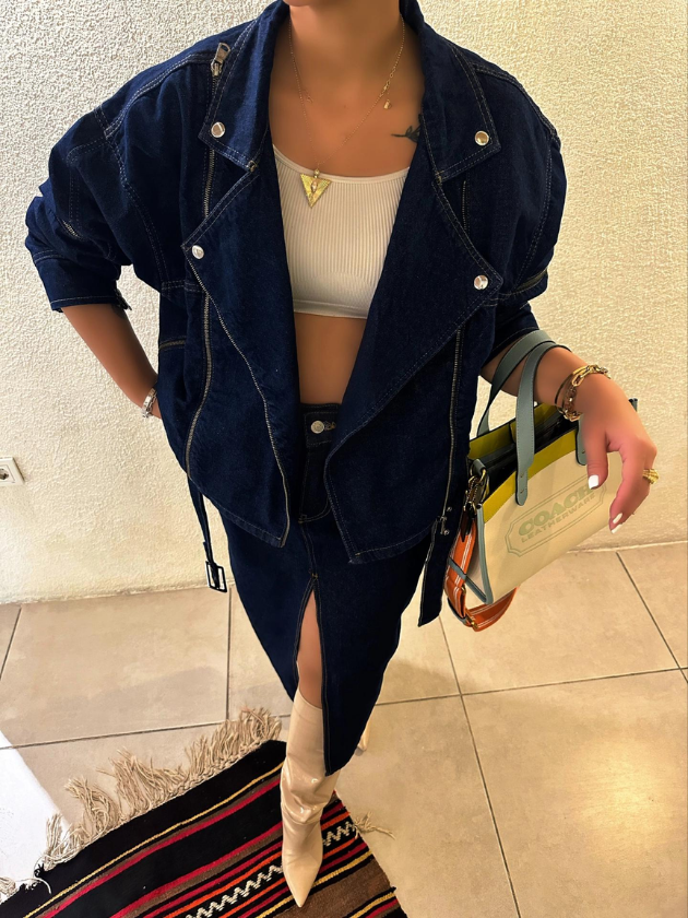 Retro Denim Takım