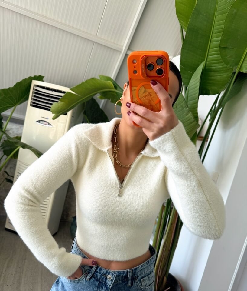 Fermuarlı Yumoş Kazak