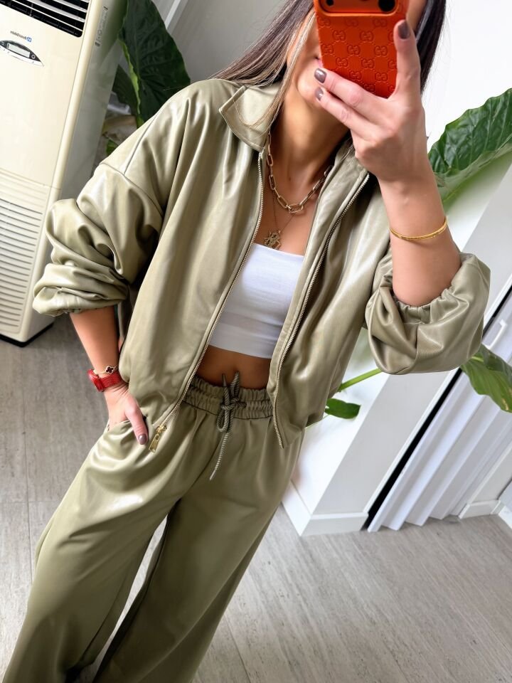 Özel Seri Bomber Montlu Takım