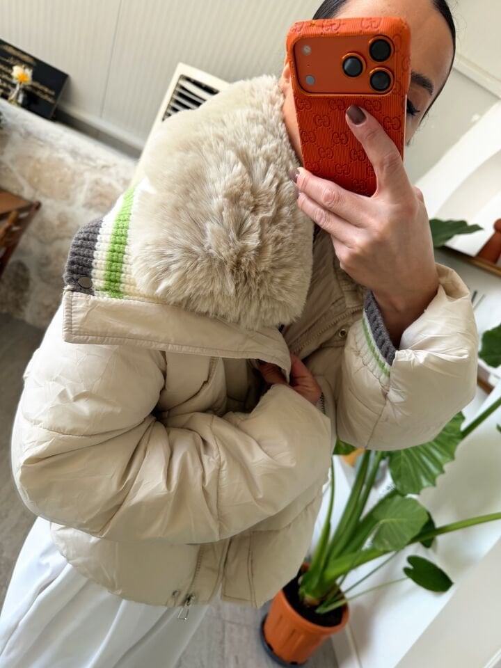 Özel Seri Kürklü Mont