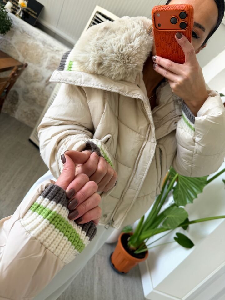 Özel Seri Kürklü Mont