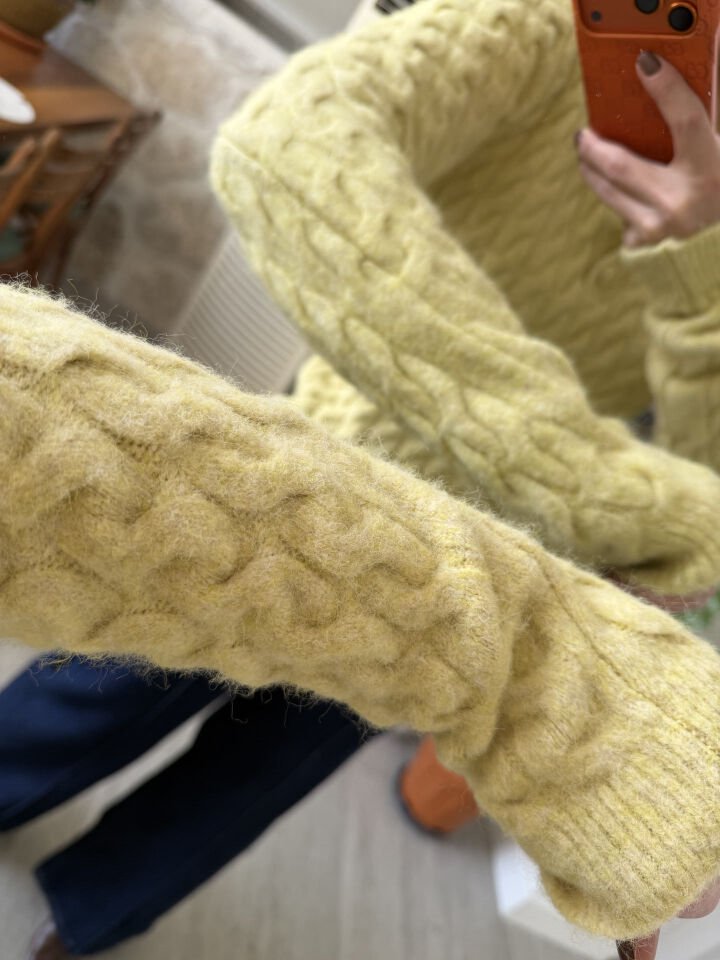 Polo Yaka Düğmeli Kazak