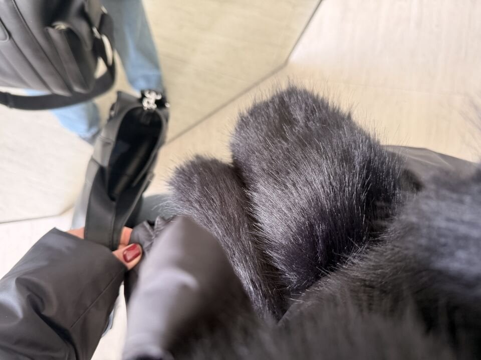 Kürklü Puffer Mont