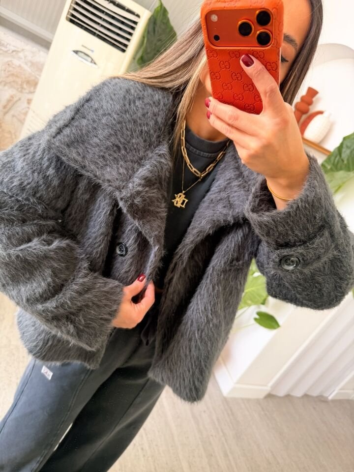 Özel Doku Kaşe Ceket