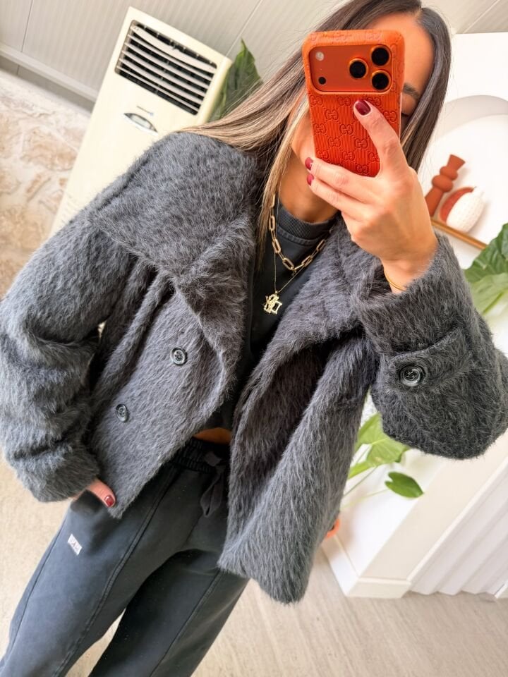 Özel Doku Kaşe Ceket