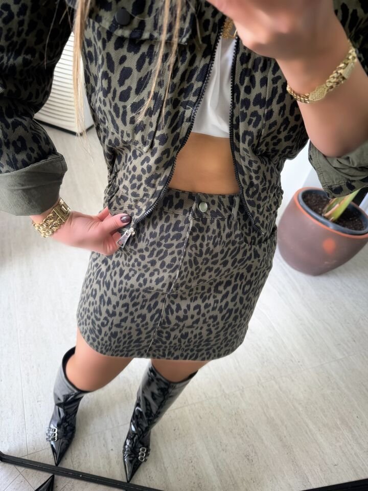 Leopar Denim Takım